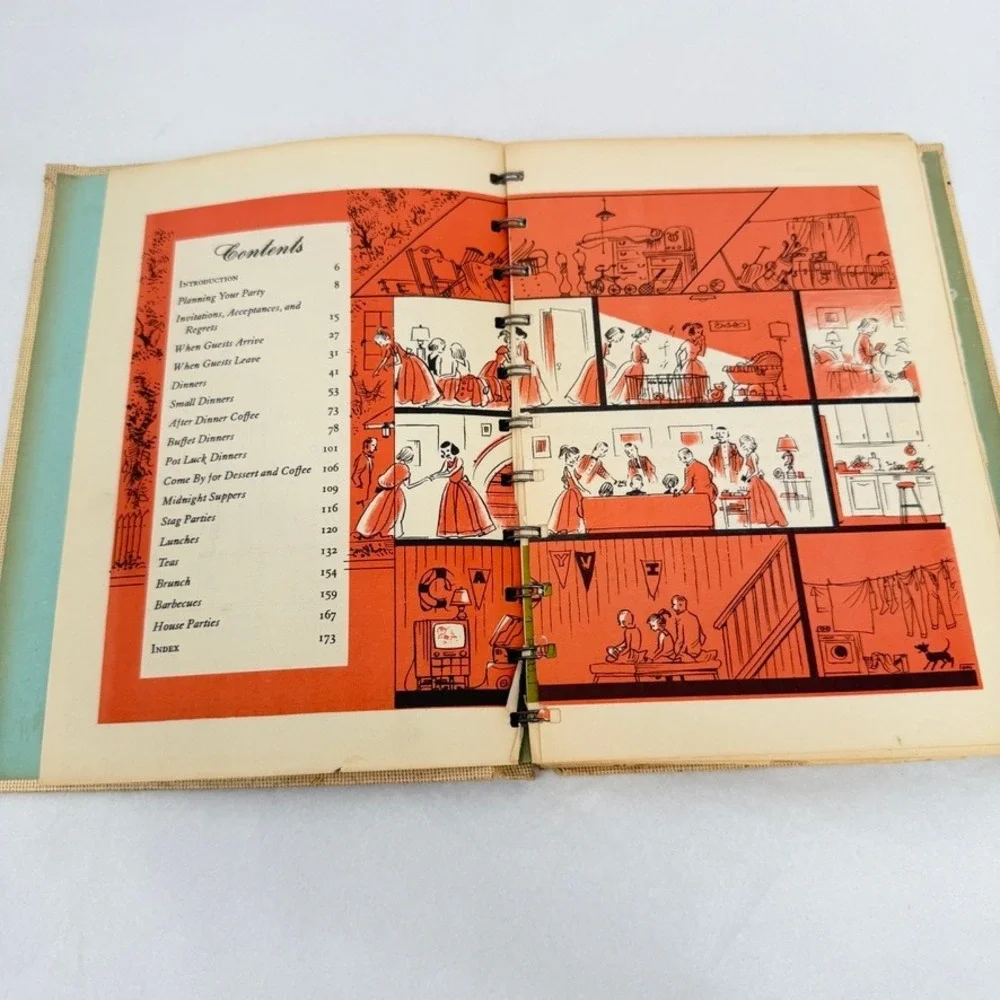 Betty Crocker Guide to Easy Entertaining 1959 1st‎ Edition 1st Printing Cookbook